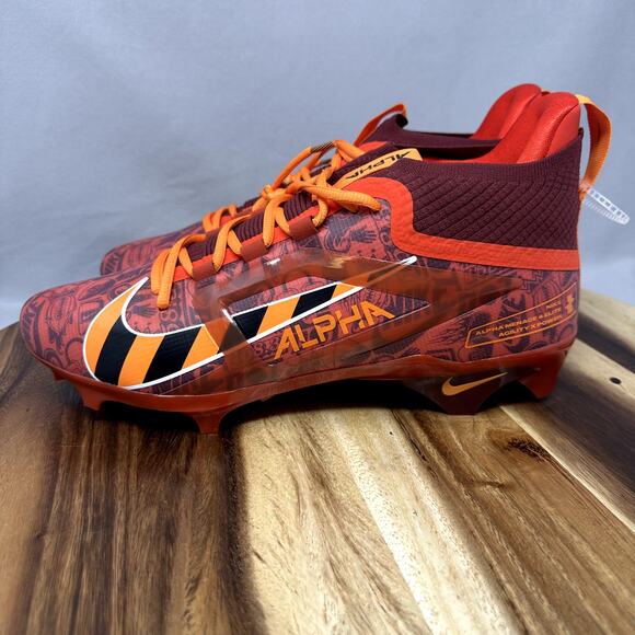 Nike Alpha Menace 4 Elite NRG Men\'s Size 10 (FQ4046-600) Red Football Cleats